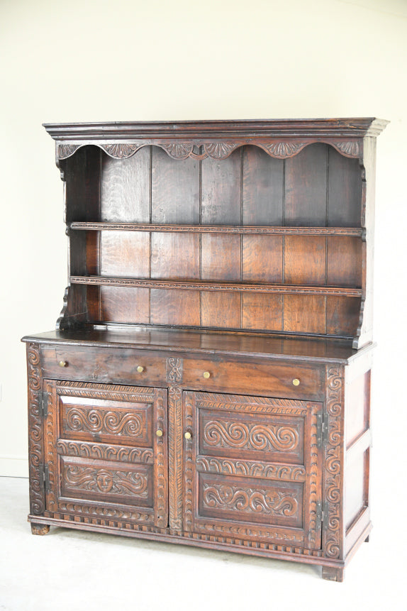 Traditional Antique Oak Country Dresser