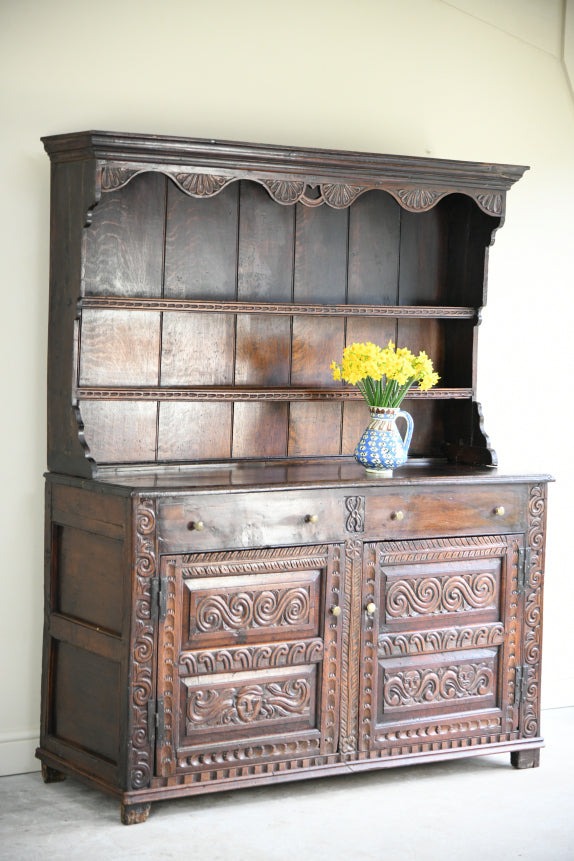 Traditional Antique Oak Country Dresser