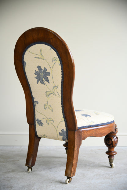Victorian Mahogany Occasional Chair