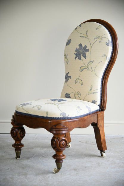 Victorian Mahogany Occasional Chair
