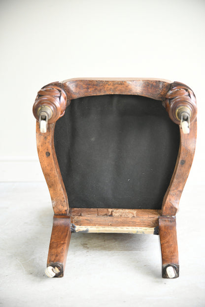 Victorian Mahogany Occasional Chair
