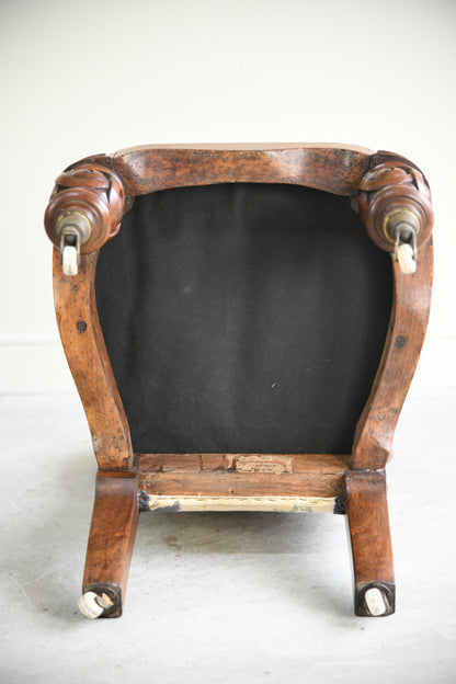 Victorian Mahogany Occasional Chair