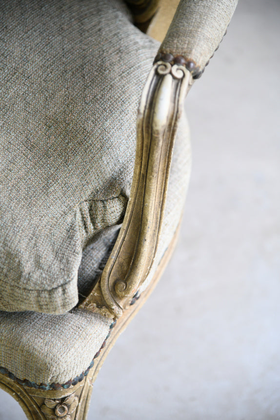 Pair French Style Armchairs