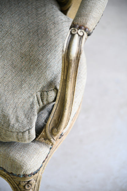 Pair French Style Armchairs