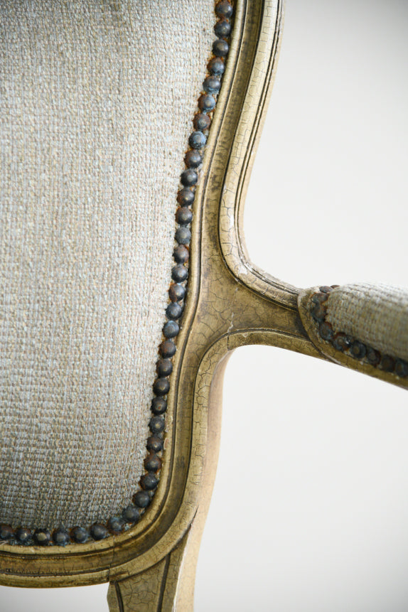 Pair French Style Armchairs