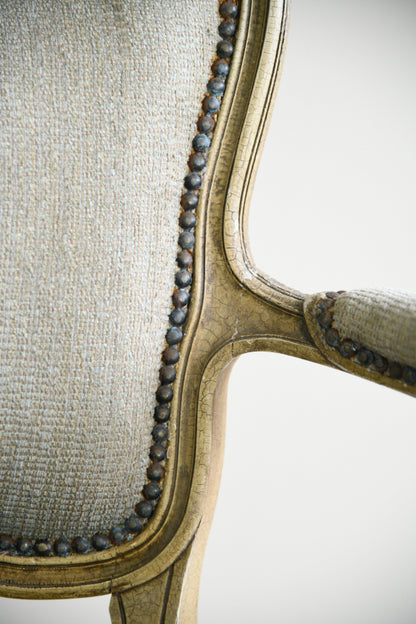 Pair French Style Armchairs