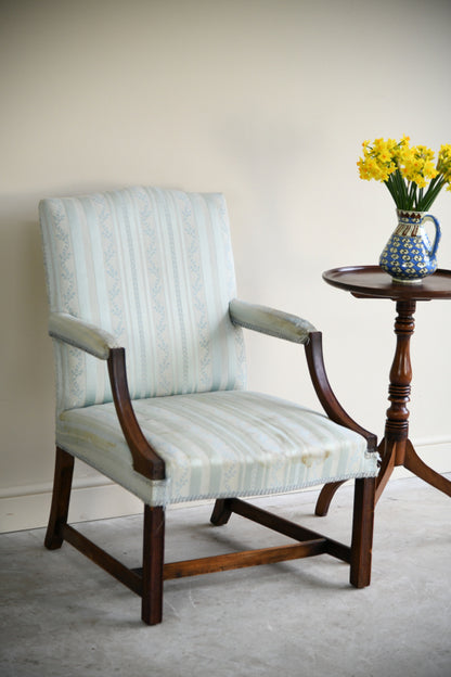 Antique Mahogany Gainsborough Chair