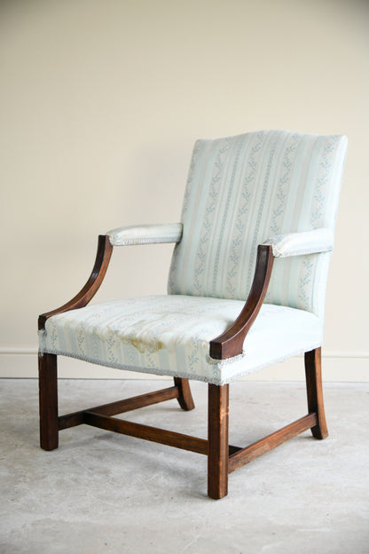 Antique Mahogany Gainsborough Chair