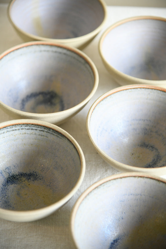 6 Anchor Studio Pottery Bowls