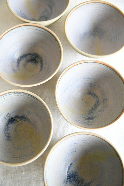 6 Anchor Studio Pottery Bowls
