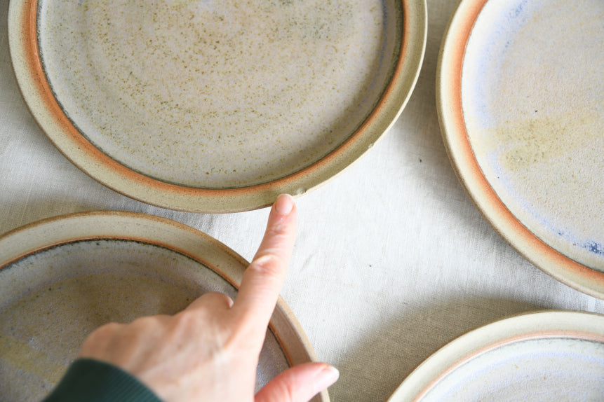 5 John Buchanan Anchor Pottery Dinner Plates