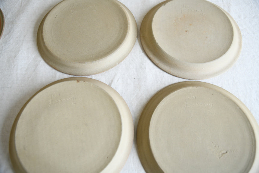 5 John Buchanan Anchor Pottery Dinner Plates