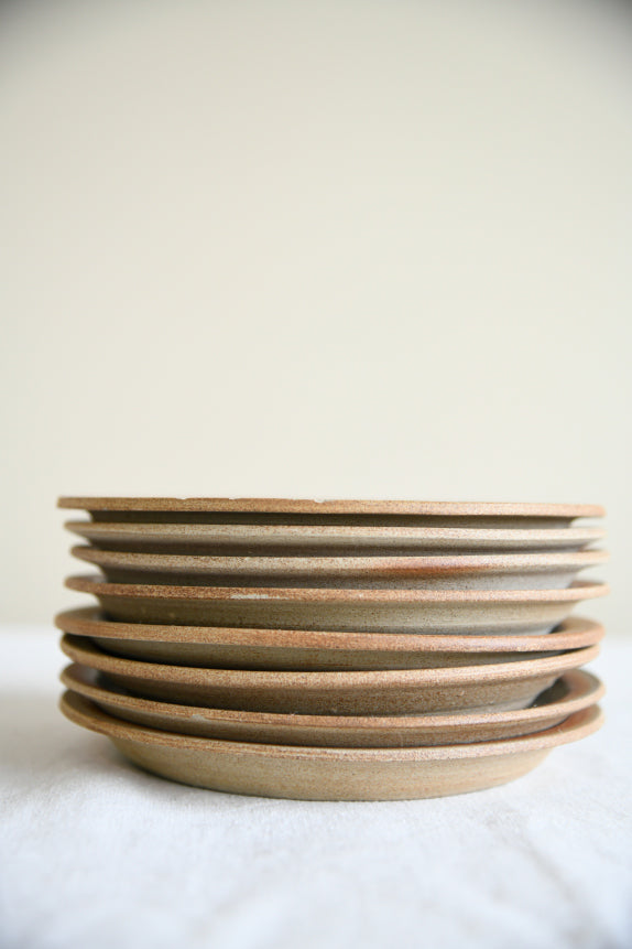 8 John Buchanan Anchor Pottery Side Plates