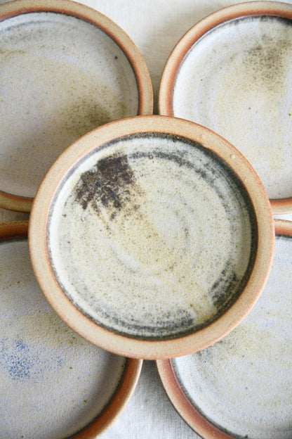 8 John Buchanan Anchor Pottery Side Plates