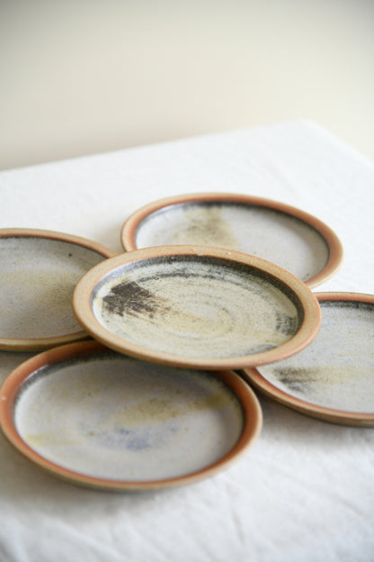 8 John Buchanan Anchor Pottery Side Plates