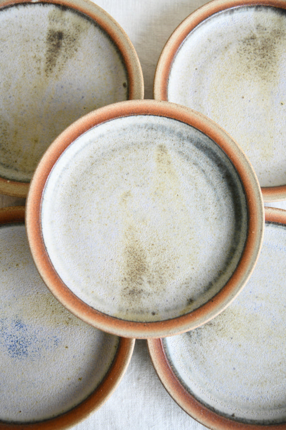 8 John Buchanan Anchor Pottery Side Plates