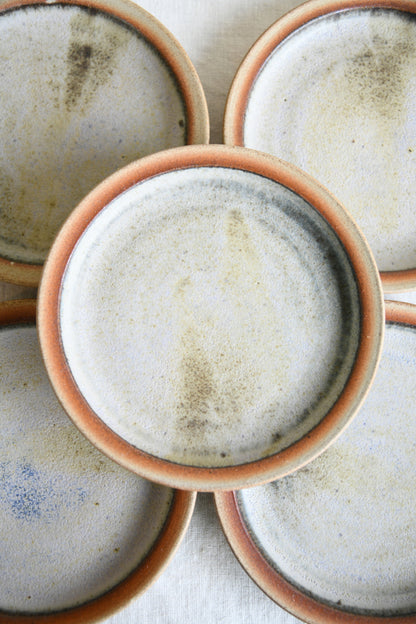 8 John Buchanan Anchor Pottery Side Plates