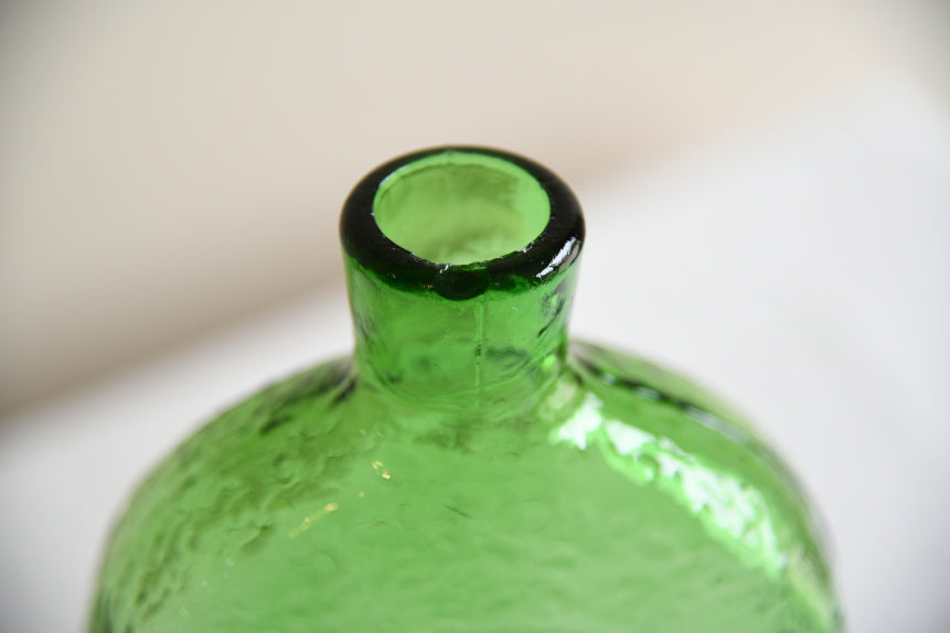 Retro Empoli Green Glass Bottle