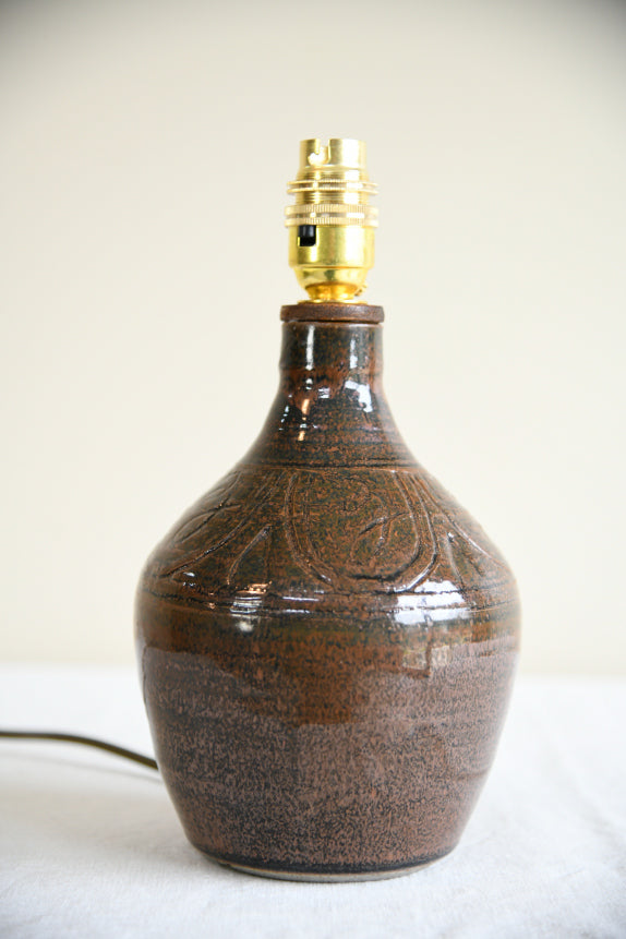 Studio Pottery Table Lamp