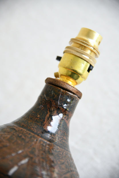 Studio Pottery Table Lamp