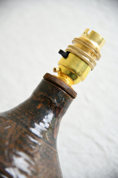 Studio Pottery Table Lamp