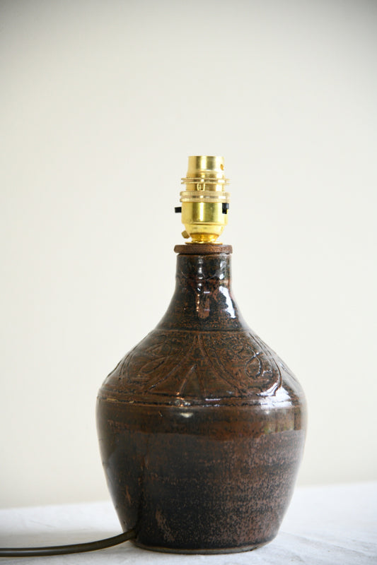 Studio Pottery Table Lamp