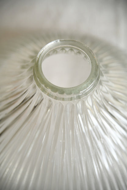 Original Vintage Holophane Glass Lamp Shade
