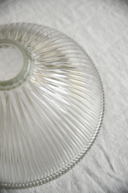 Original Vintage Holophane Glass Lamp Shade