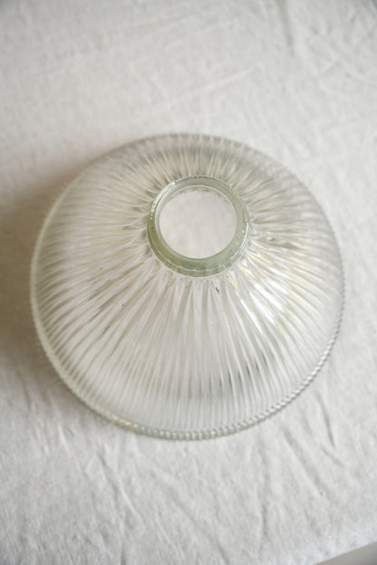 Original Vintage Holophane Glass Lamp Shade