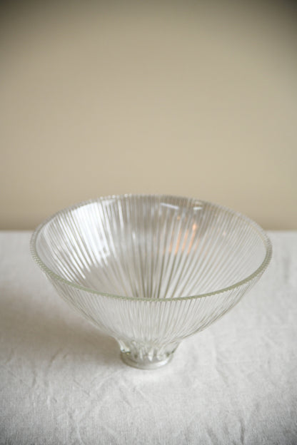 Original Vintage Holophane Glass Lamp Shade