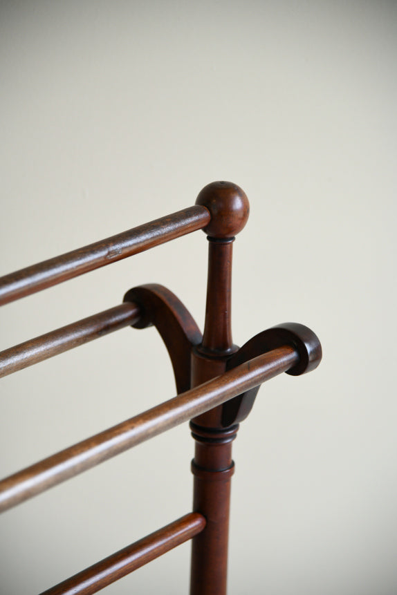 Victorian Mahogany Towel Rail
