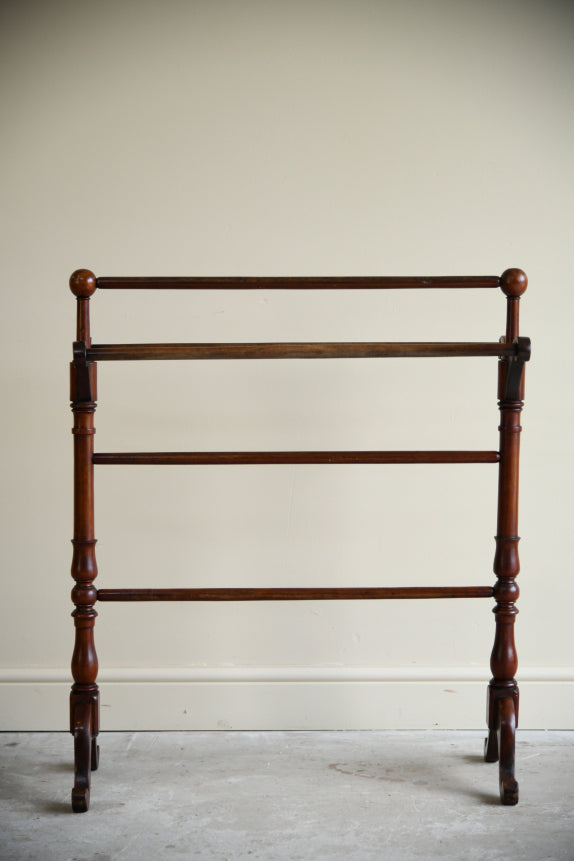 Victorian Mahogany Towel Rail