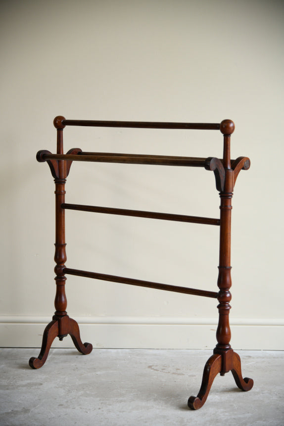 Victorian Mahogany Towel Rail