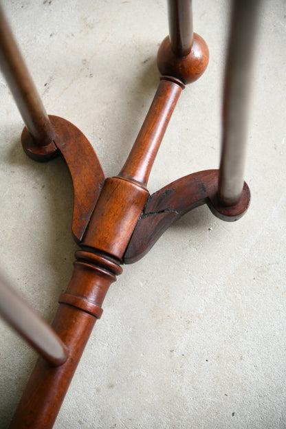 Victorian Mahogany Towel Rail
