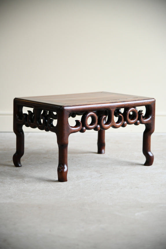 Carved Chinese Occasional Table