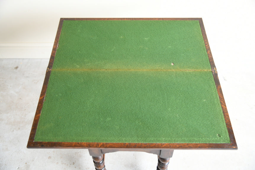 Small Oak Games Table