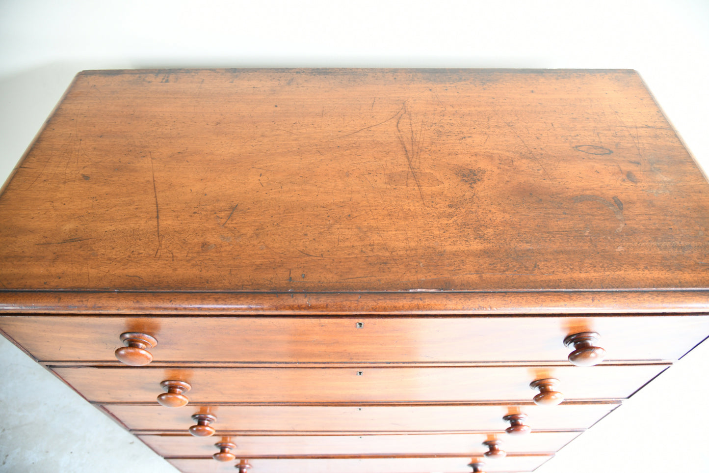 Large Antique Mahogany Chest of Drawers