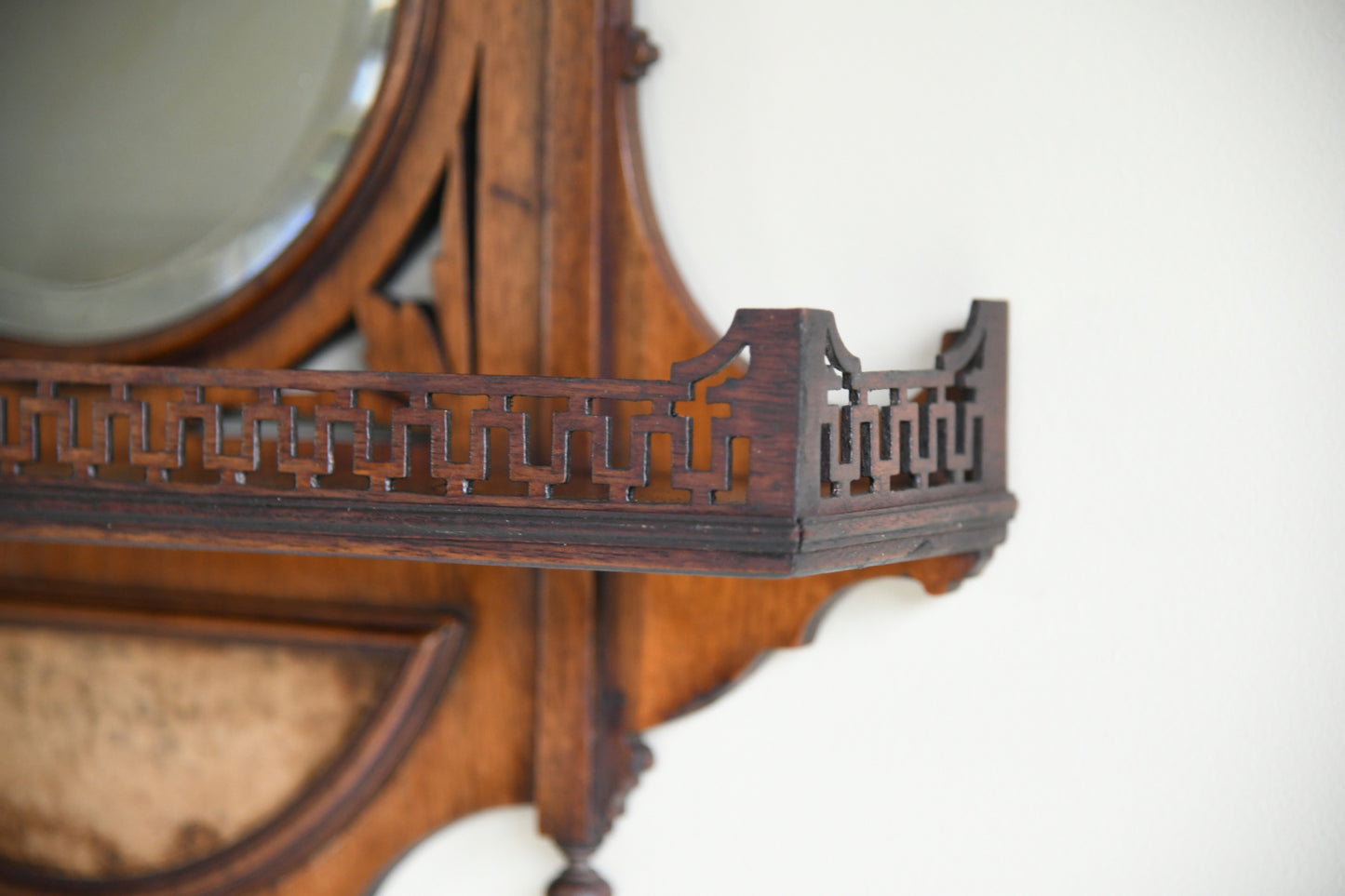 Victorian Walnut Wall Mirror