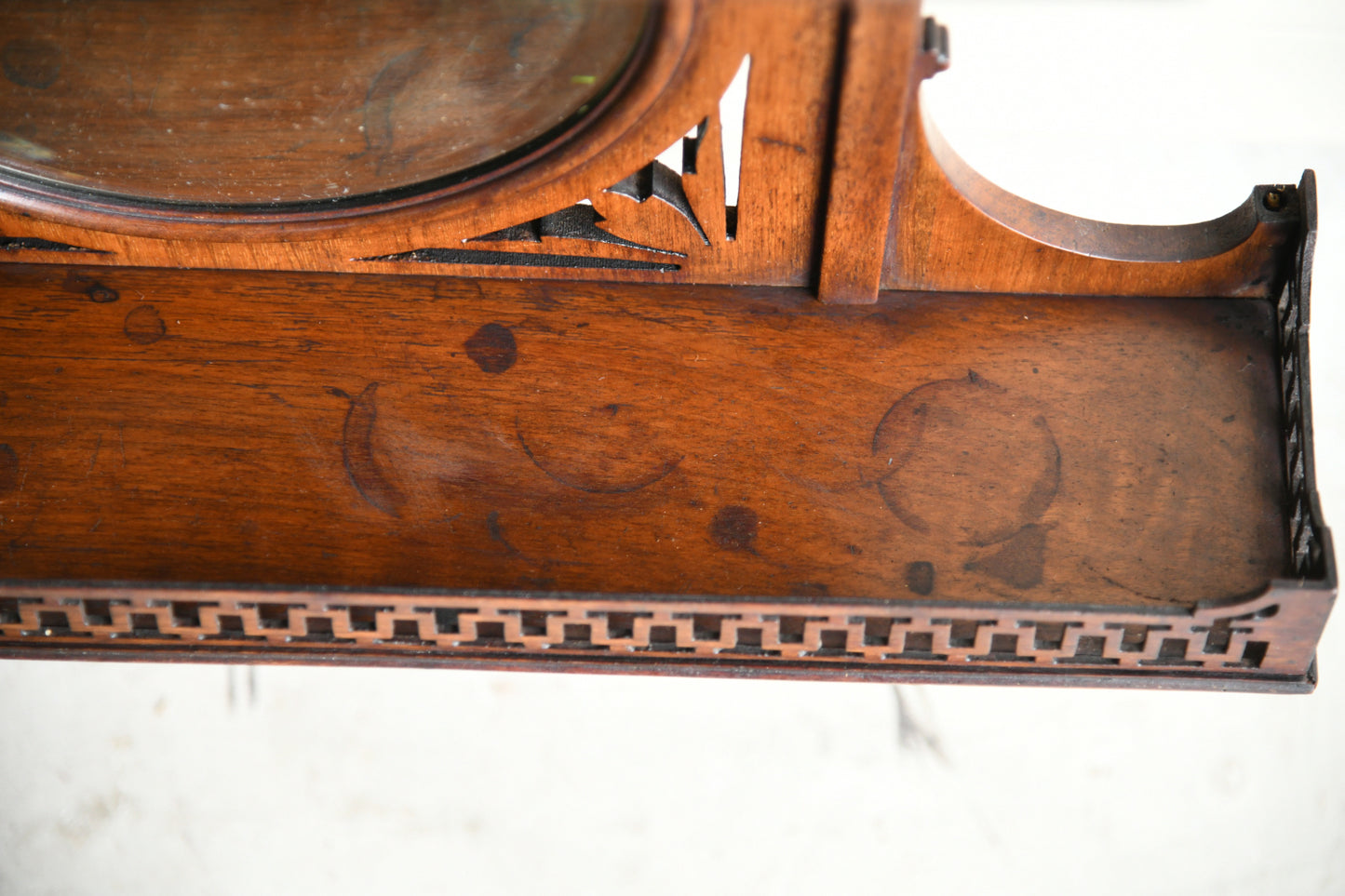 Victorian Walnut Wall Mirror