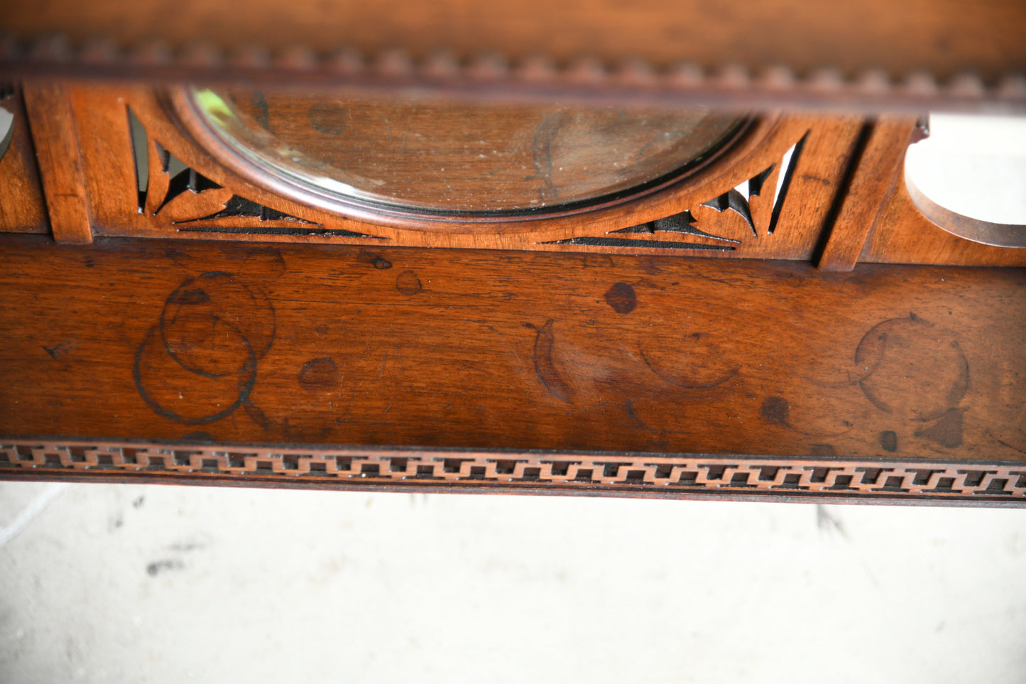 Victorian Walnut Wall Mirror