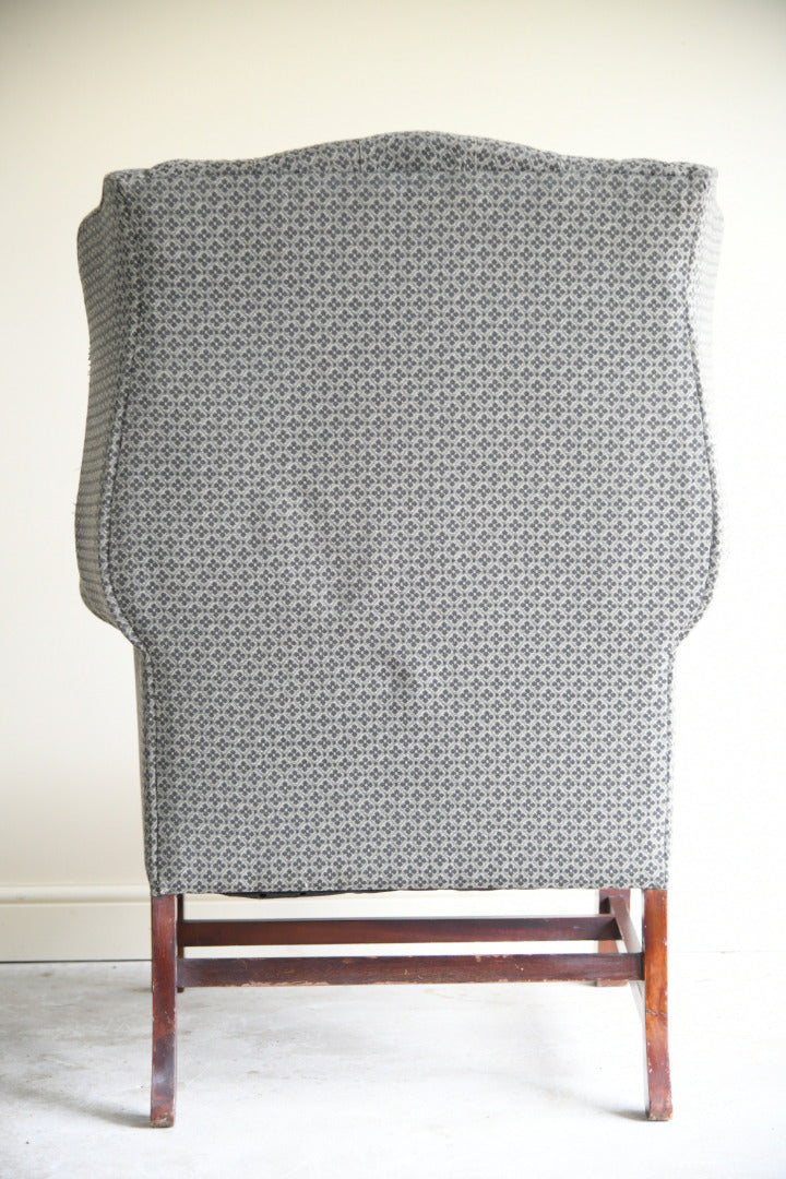 Georgian Style Wing Arm Chair