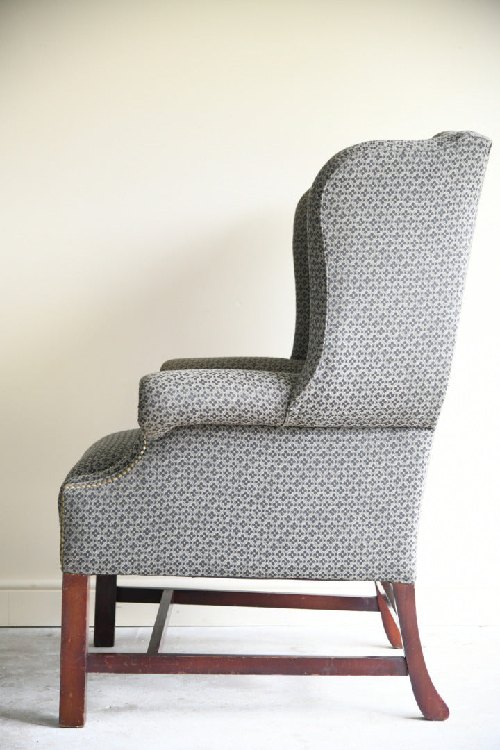 Georgian Style Wing Arm Chair