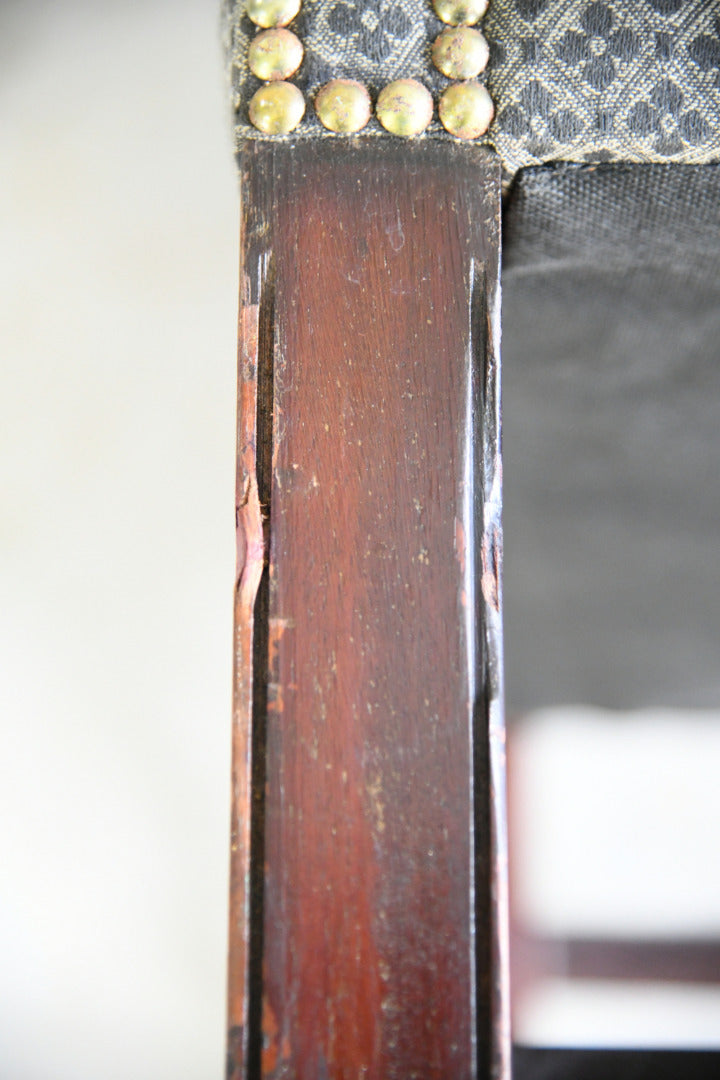 Georgian Style Wing Arm Chair