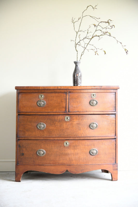 Georgian Style Bow Front Chest of Drawers