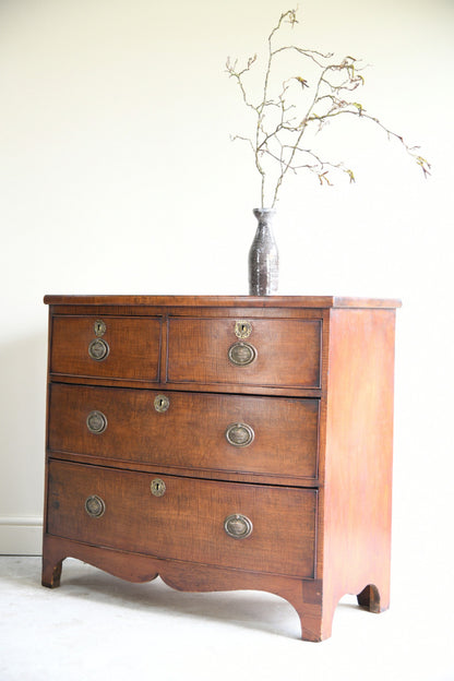 Georgian Style Bow Front Chest of Drawers
