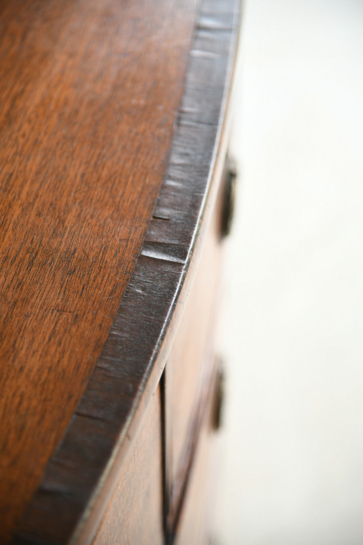 Georgian Style Bow Front Chest of Drawers