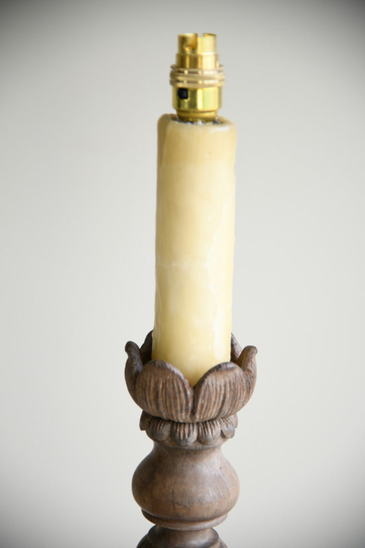 Continental Oak Standard Lamp