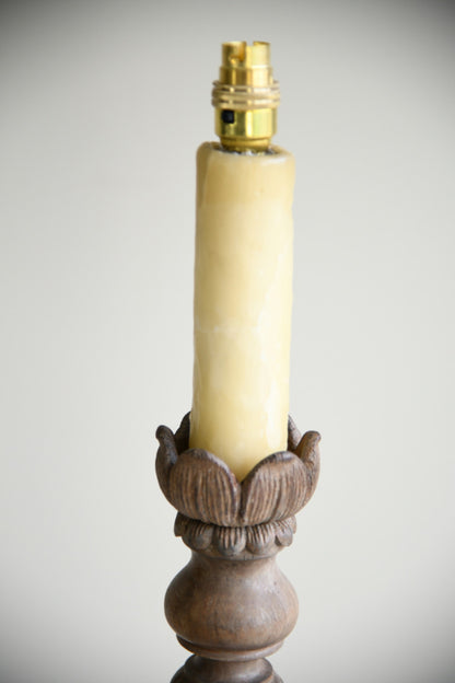 Continental Oak Standard Lamp