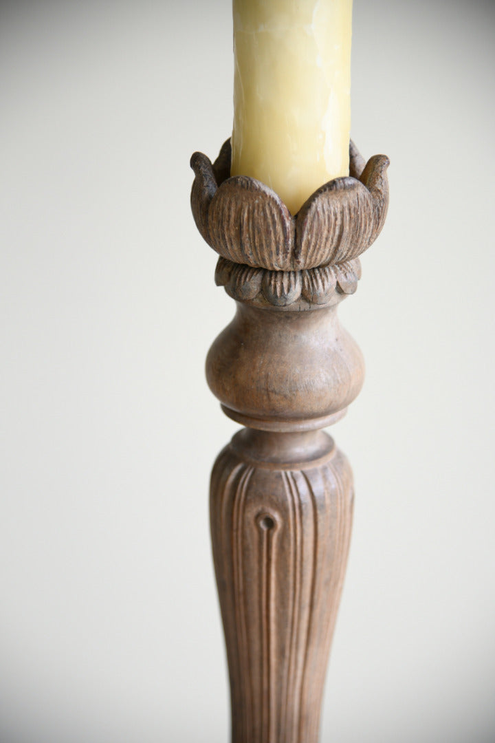 Continental Oak Standard Lamp