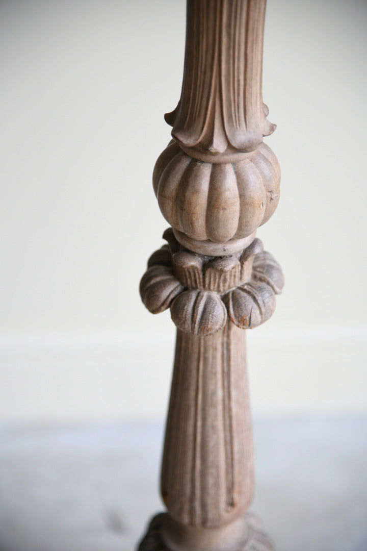 Continental Oak Standard Lamp
